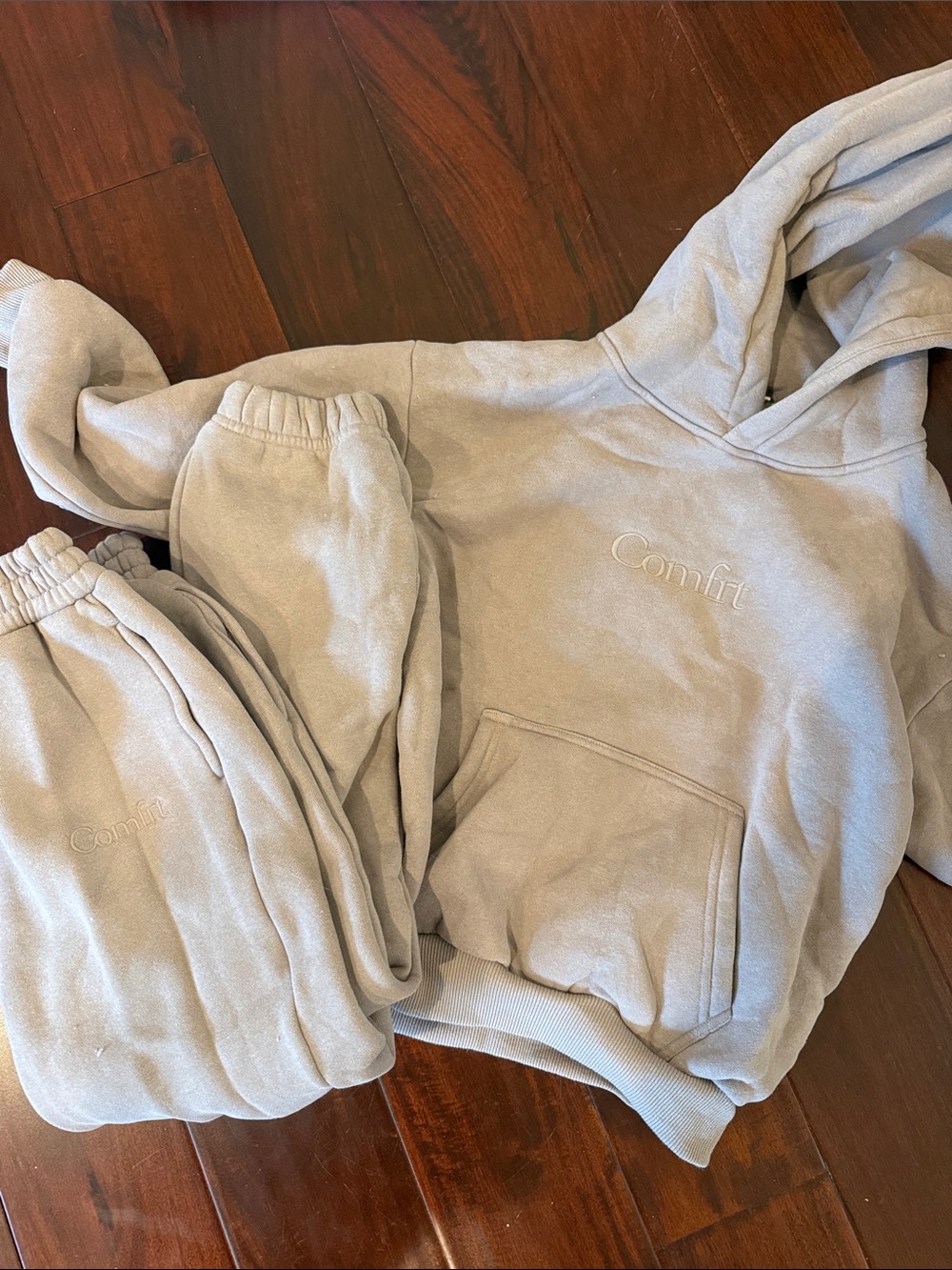 Kids Neutral Comfit Hoodie & Sweatpants Set